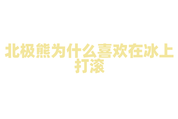 北极熊为什么喜欢在冰上打滚？