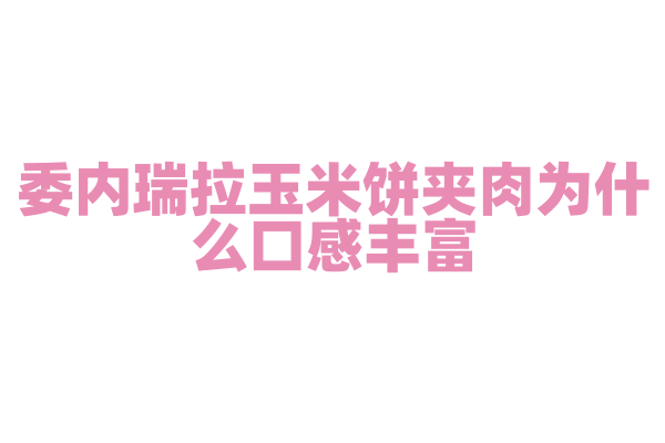 委内瑞拉玉米饼夹肉为什么口感丰富，玉米饼和肉的搭配与制作有什么要点？