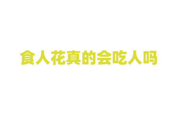 食人花真的会吃人吗，它的真实捕食方式是怎样的？
