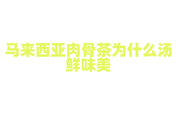 马来西亚肉骨茶为什么汤鲜味美，肉骨茶的食材和独特药材搭配有什么要点？